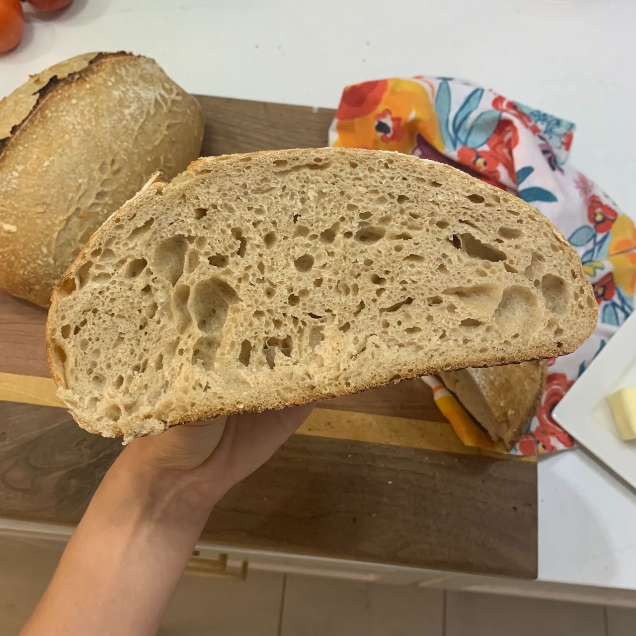 Artisan sourdough loaf